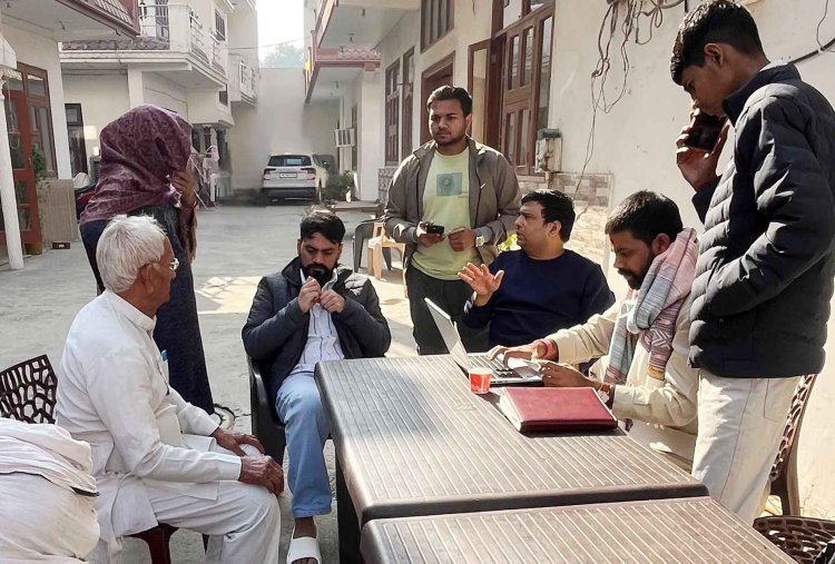 नोवरा - वाई एस एस ने 7 गाँवों में लगाया आयुष्मान कैंप  