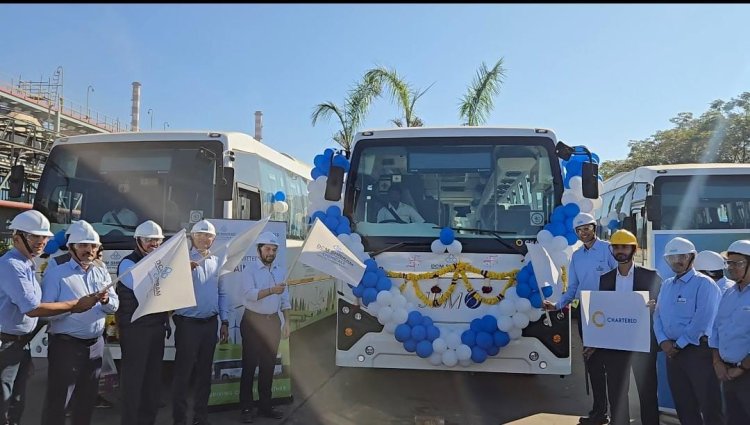 DCM Shriram Chemicals pioneers Green Mobility with Gujarat’s First EV Staff Bus, strengthening its Employee Value Proposition – Bond, Build & Become