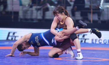 युई सुसाकी ने हरियाणा थंडर्स को हाफवे स्टेज पर यूपी डोमिनेटर्स के खिलाफ दिलाई बढ़त