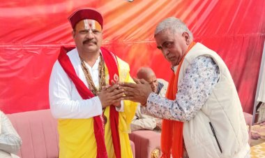 संघ के शताब्दी वर्ष के उपलक्ष्य में हुआ 108 कुंड में वैदिक मंत्रों के साथ हवन