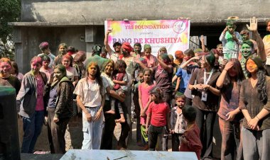 वाईएसएस फाउंडेशन ने मनाया स्ट्रीट चिल्ड्रन के साथ होली उत्सव 'रंग दे खुशियां'