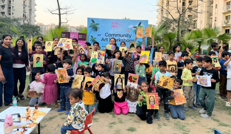 बच्चों के लिए आर्ट एंड क्राफ्ट की वर्कशॉप हुई आयोजित