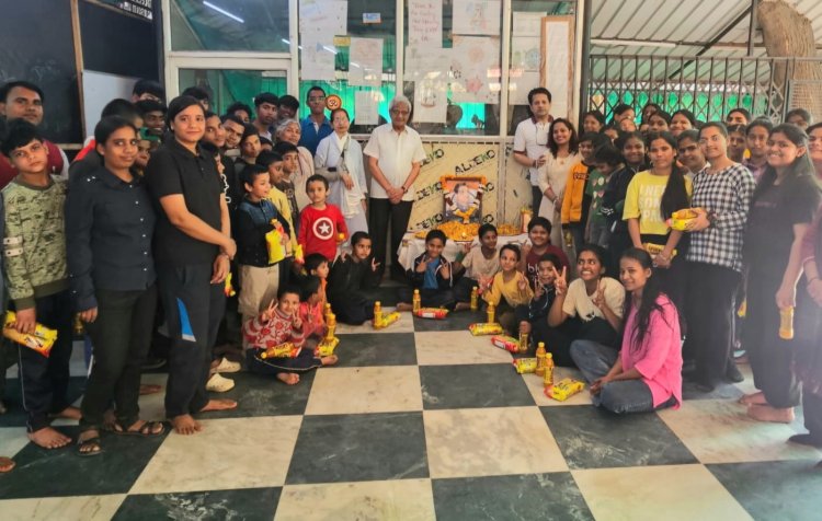 27 वर्षों से लगातार ,शहीद कैप्टन शशि कांत शर्मा का जन्मदिन जरुरत मंद बच्चों की बीच बिता