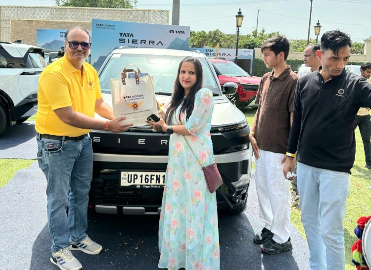 सागर मोटर्स द्वारा 121 TATA Sierra की भव्य मेगा डिलीवरी