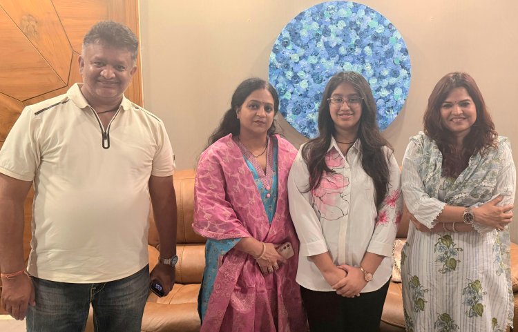 सीबीएसई टॉपर्स से मिलीं शालिनी सिंह, मेधावी छात्रों का बढ़ाया उत्साह