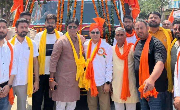 राष्ट्र गौरव महाराणा प्रताप की शोभायात्रा कोई नहीं रोक पायेगा - विकास तोमर