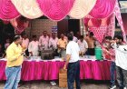 निर्जला एकादशी पर पूजा प्रिंटर्स ने किया शर्बत वितरण 