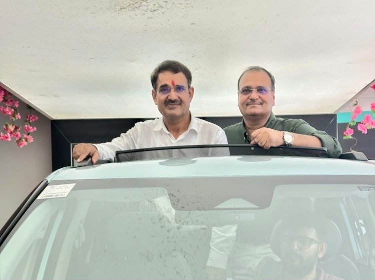 सागर मोटर्स ने किया Tata Sierra.ev का भव्य शुभारंभ