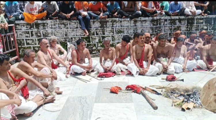 ग्राम बेढुली उत्तराखंड में बैसी महोत्सव के हुए 11 दिन पूर्ण, सभी भक्तों ने किया गंगा स्नान