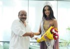 दिव्य कृष्णत्रेय ने मिस यूनिवर्स इंडिया 2026 काज़िया लिज़ मेजो को दी बधाई