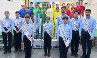 द एस डी विद्या स्कूल में हुआ वार्षिक छात्र परिषद् शपथ ग्रहण एवं अलंकरण समारोह