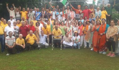 JVCC लाफ्टर क्लब, नोएडा द्वारा 80वें स्वतंत्रता दिवस का जश्न