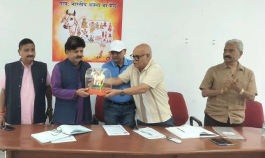 श्रीजी गौ सदन में हुई वार्षिक आम सभा एवं गौवंश स्थल का निरीक्षण