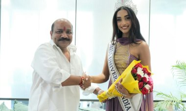 दिव्य कृष्णत्रेय ने मिस यूनिवर्स इंडिया 2026 काज़िया लिज़ मेजो को दी बधाई