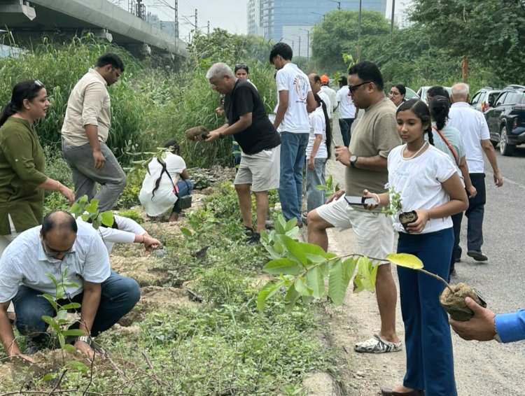 लायंस क्लब दिल्ली वेज की अनूठी पहल—वृक्षारोपण और औषधीय पौध वितरण अभियान शुरू