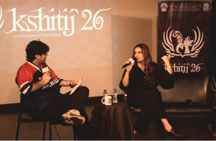 Kshitij 26 hosts the Kshitij Show with Huma Qureshi