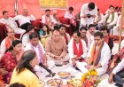 श्री राम लखन धार्मिक लीला कमेटी ने भूमि पूजन एवं ध्वजारोहण के साथ शुरू की रामलीला की तैयारिया