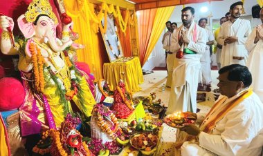 महर्षि वेद विज्ञान विद्यापीठ में मनाया गया गणेश महोत्सव