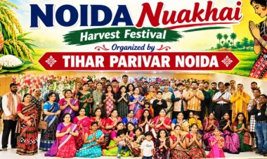 नोएडा तिहार परिवार ने भव्यता और उत्साह के साथ मनाया नुआखाई पर्व 