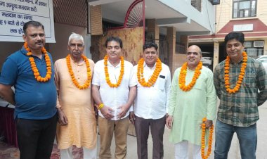 हिंडन विहार RWA चुनाव निर्विरोध संपन्न, मनोज कुमार अध्यक्ष - भीम सिंह महासचिव नियुक्त 