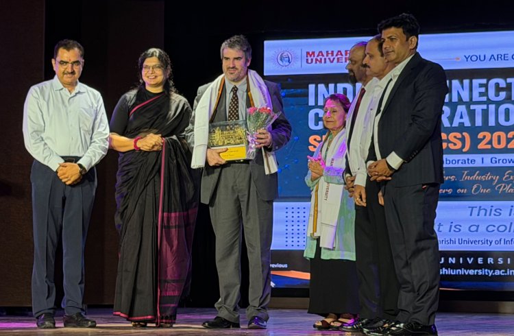 महर्षि यूनिवर्सिटी में हुआ 'इंडिया कनेक्ट एंड कोलेबोरेशन समिट-2026' आयोजित