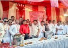 अग्रवाल मित्र मंडल ने किया श्रीमद्भागवत कथा की कलश यात्रा का स्वागत 