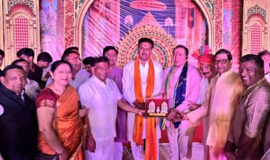 राज्यसभा सांसद ने किया पूजा अर्चना के साथ प्रथम दिन की रामलीला का शुभारंभ