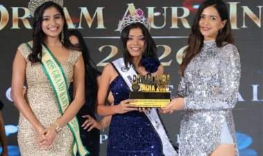 खुशबू ठाकुर के सिर सजा मिसेज बिहार और ड्रीम ऑरा इंडिया जी1 2026 (ईस्ट इंडिया) का चमचमाता ताज