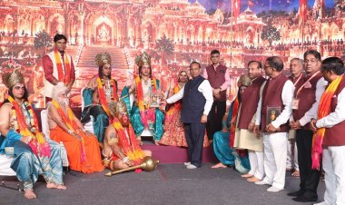 श्रीराम-भरत मिलाप,श्रीराम राज्याभिषेक और डांडिया नृत्य के साथ हुआ श्रीरामलीला महोत्सव-2026 का समापन