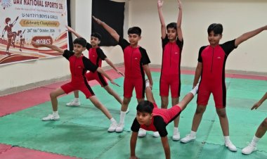 डीएवी राष्ट्रीय खेलों के दूसरे दिन खिलाड़ियों ने दिखाया दमखम