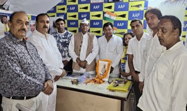 आम आदमी पार्टी गौतमबुद्धनगर ने मनाई सरदार वल्लभभाई पटेल की 151वीं जयंती