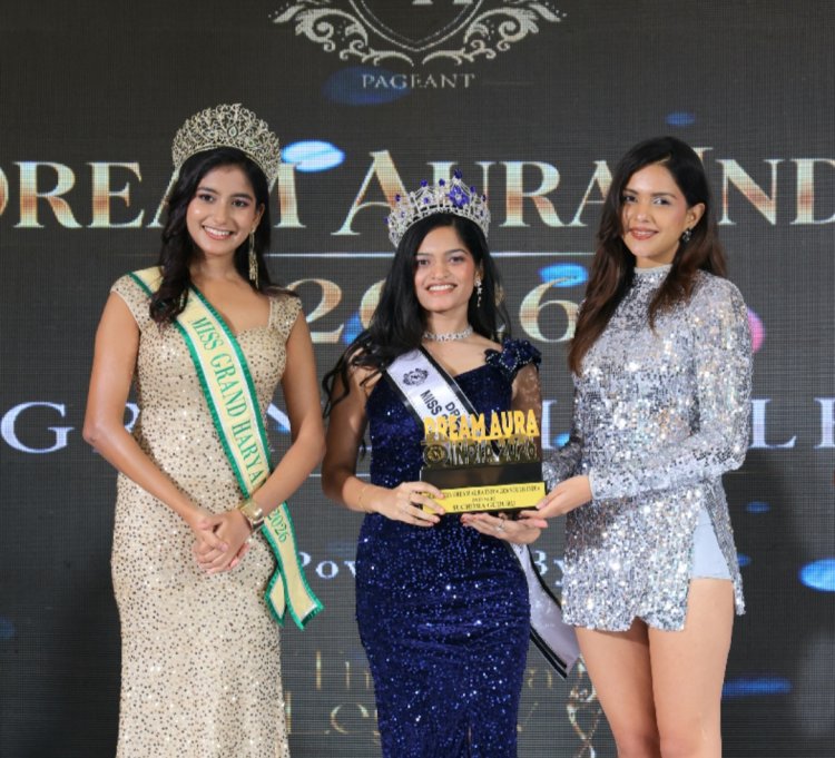 Suchitra Guduru wins the titles of Miss Telangana and Miss Dream Aura India 2026 (South India)