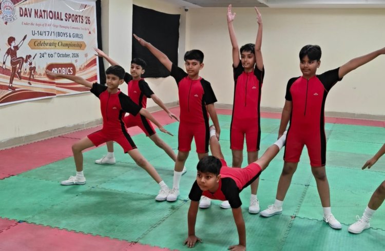 डीएवी राष्ट्रीय खेलों के दूसरे दिन खिलाड़ियों ने दिखाया दमखम